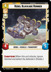 Rebel Blockade Runner