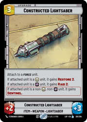 Constructed Lightsaber