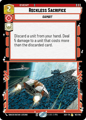 Reckless Sacrifice