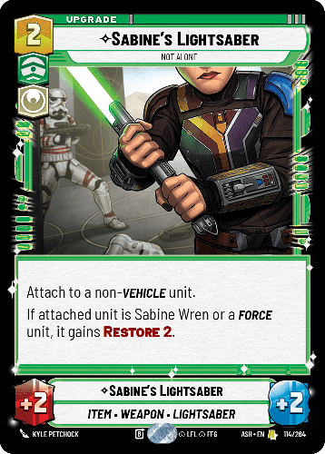 Sabine's Lightsaber