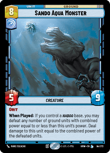 Sando Aqua Monster