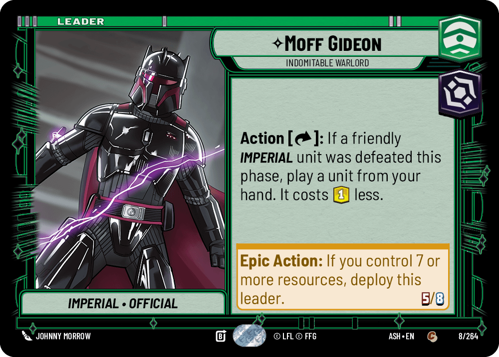 Moff Gideon front