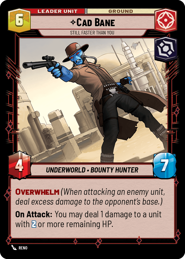 Cad Bane deployed
