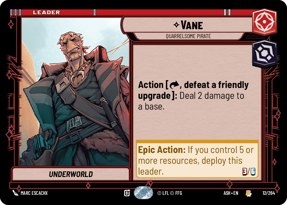 Vane front