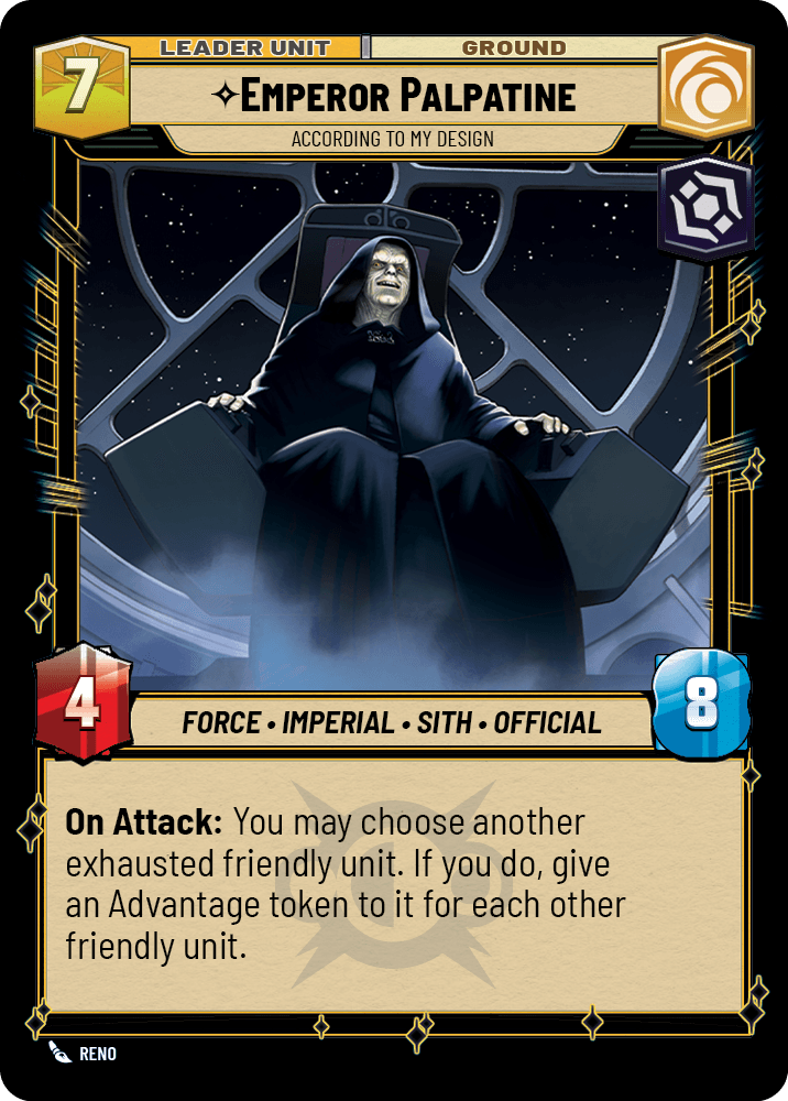 Emperor Palpatine deployed