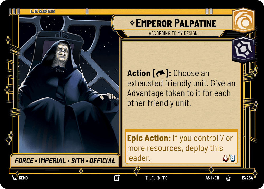 Emperor Palpatine front