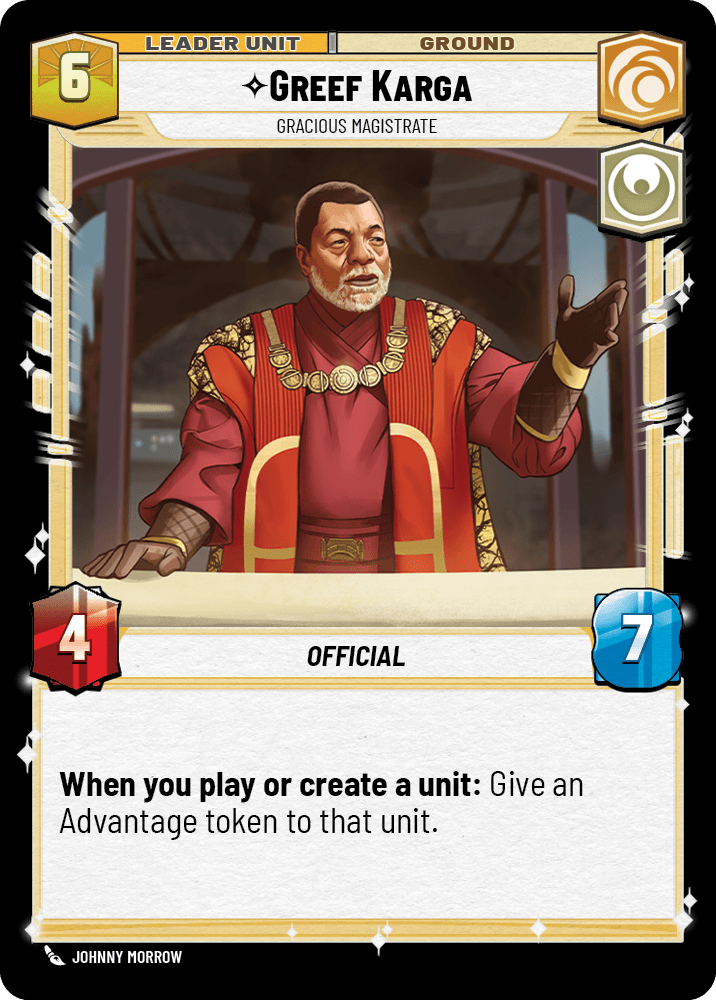 Greef Karga deployed