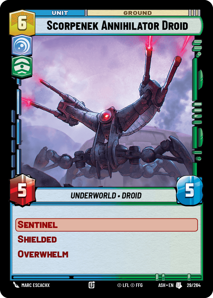Scorpenek Annihilator Droid front