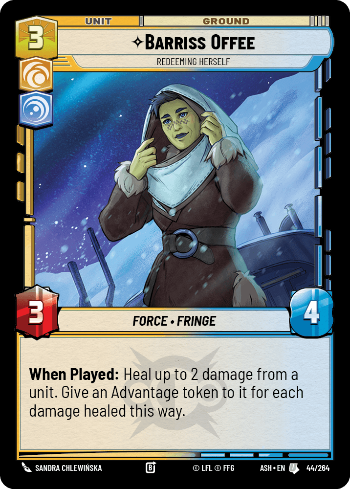 Barriss Offee front