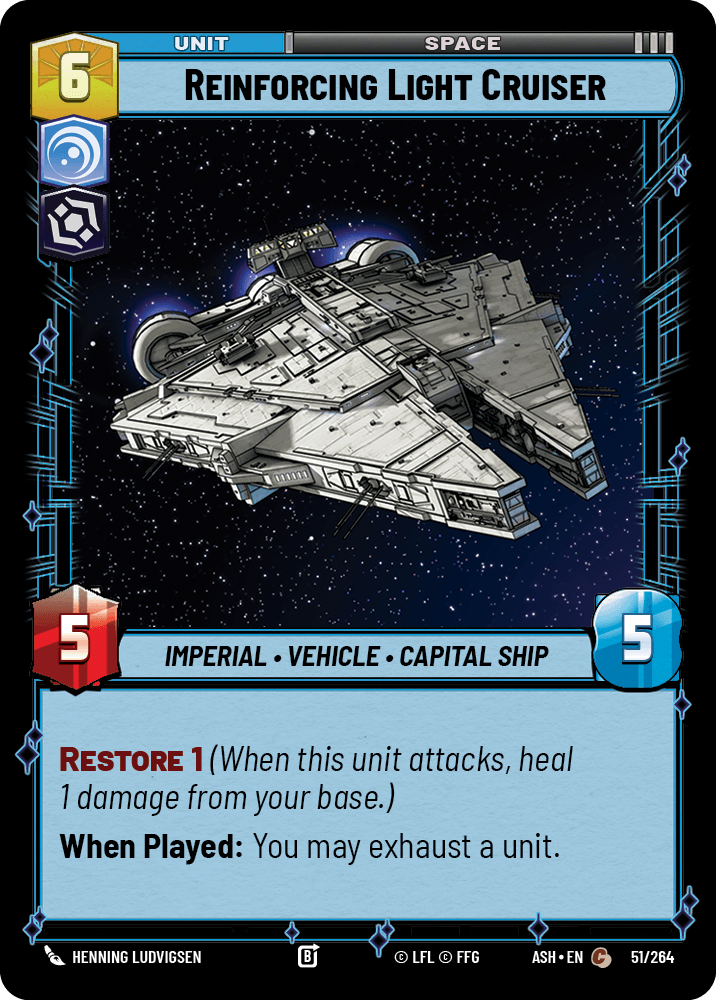Reinforcing Light Cruiser front