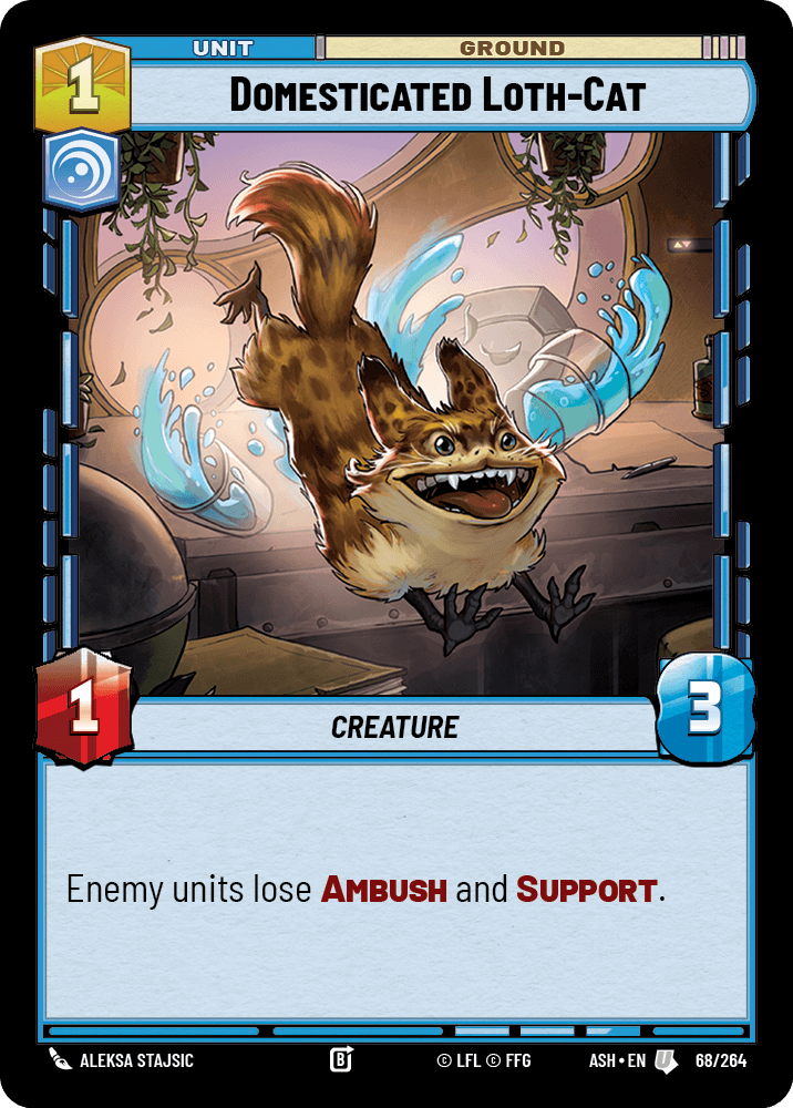 Domesticated Loth-Cat front