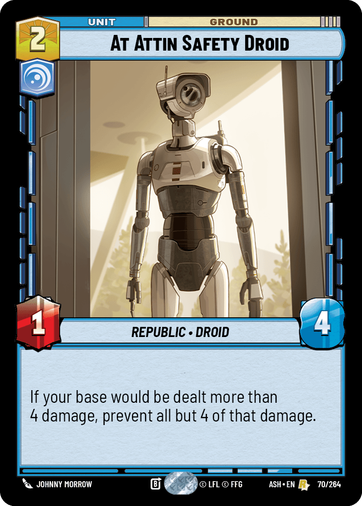 At Attin Safety Droid front