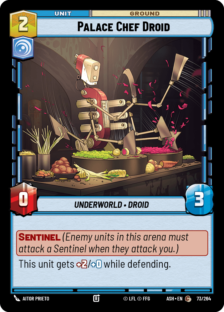 Palace Chef Droid front