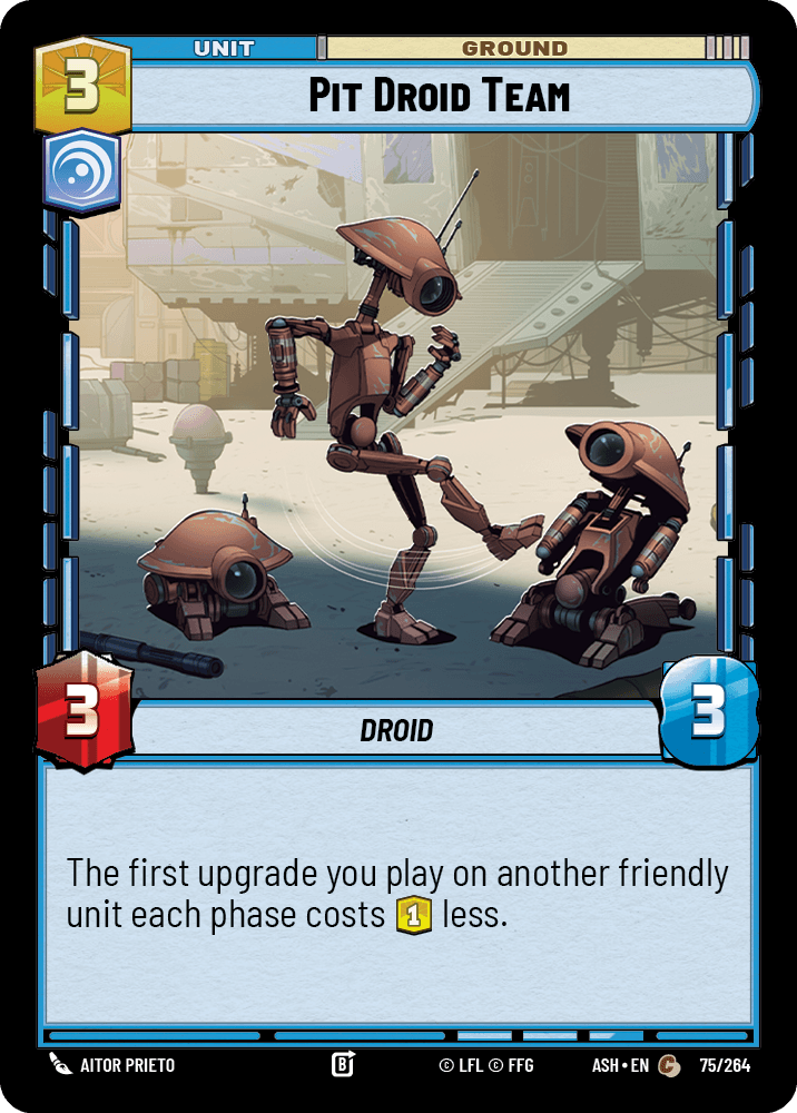 Pit Droid Team front