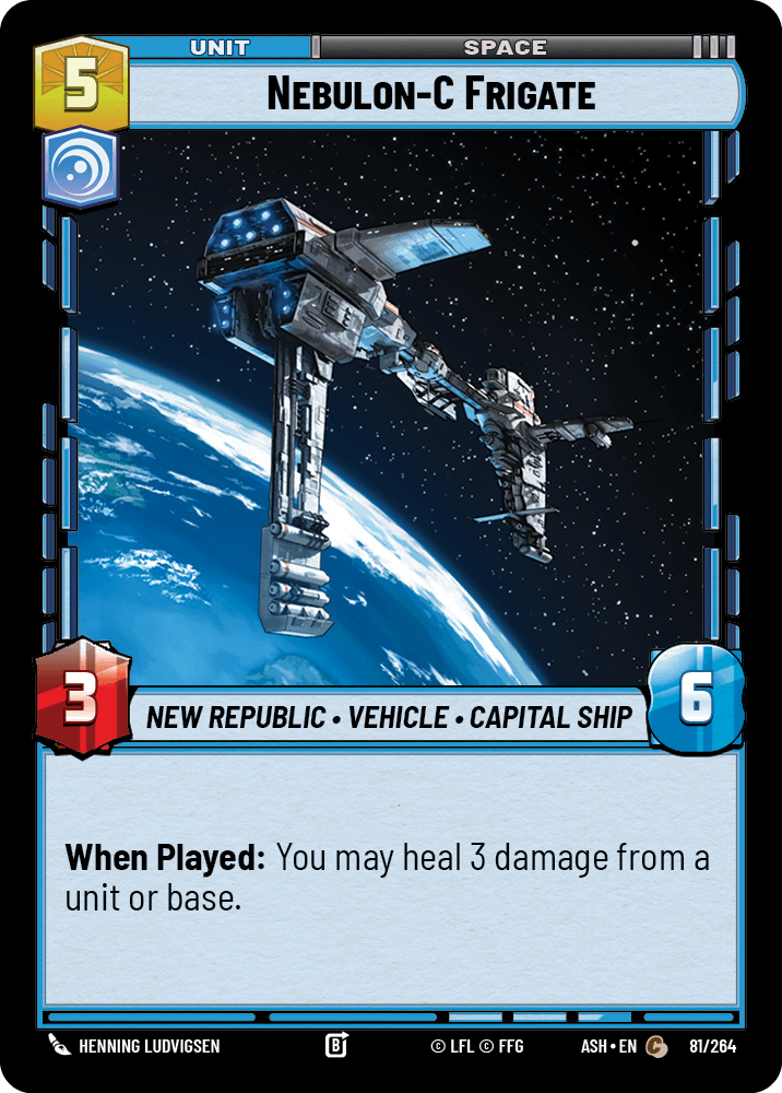 Nebulon-C Frigate front