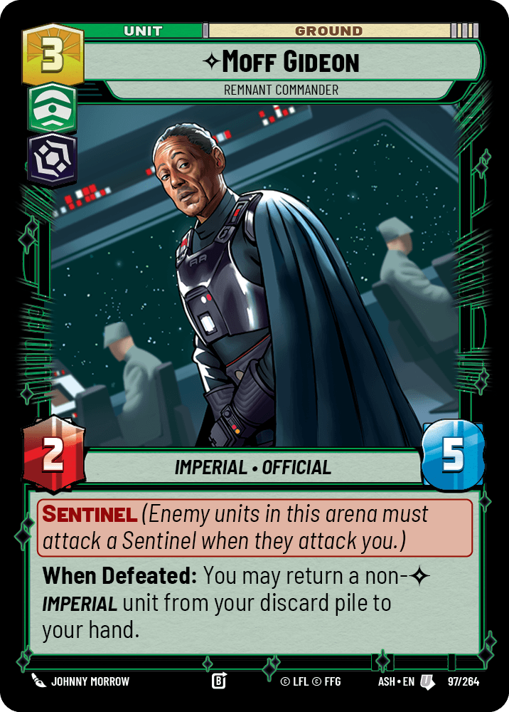 Moff Gideon front