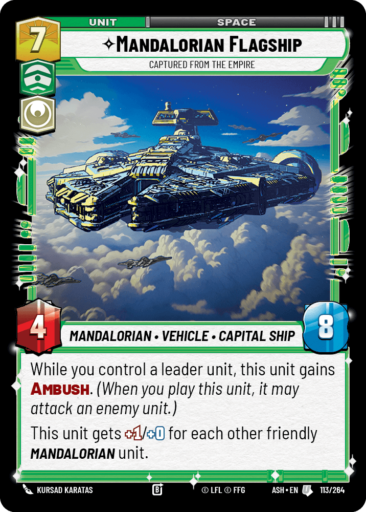 Mandalorian Flagship front