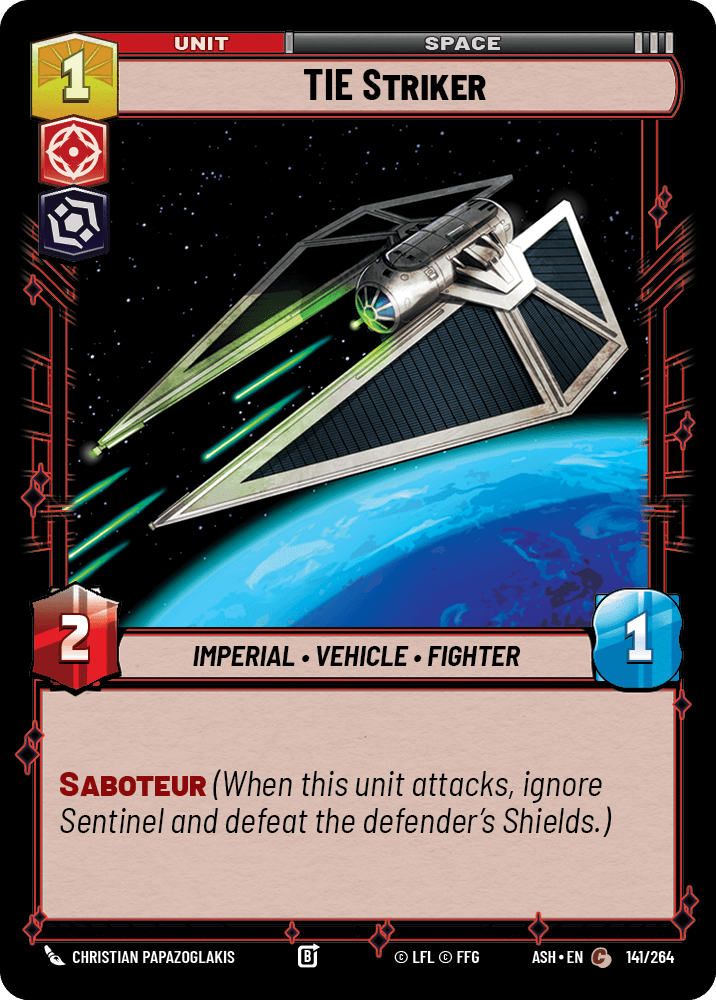 TIE Striker front