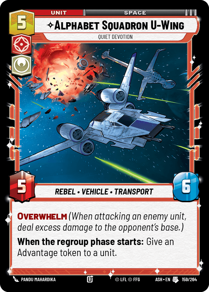 Alphabet Squadron U-Wing front