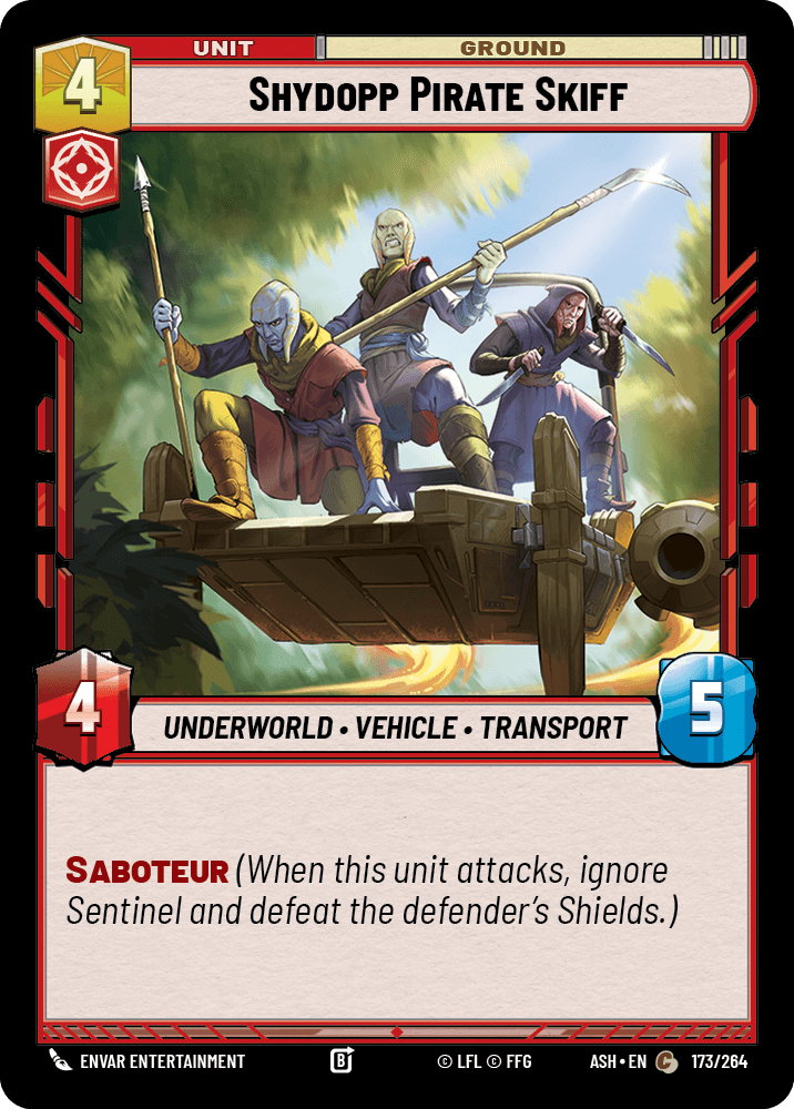 Shydopp Pirate Skiff front