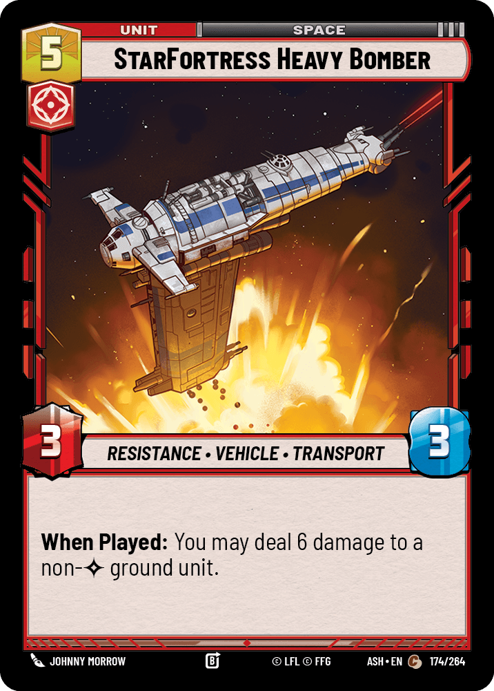 StarFortress Heavy Bomber front