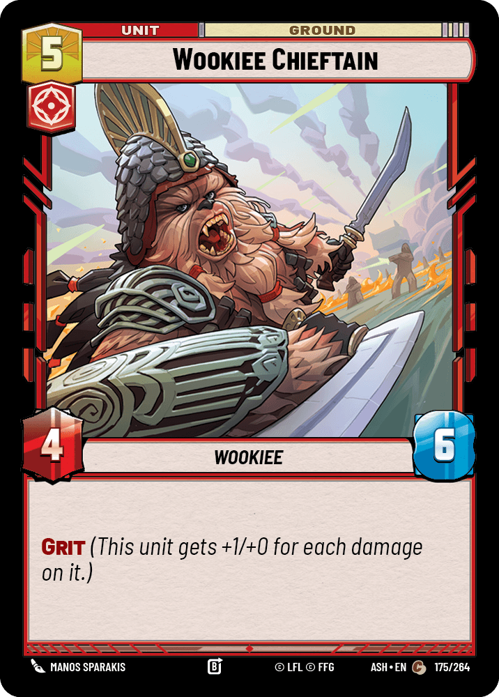 Wookiee Chieftain front