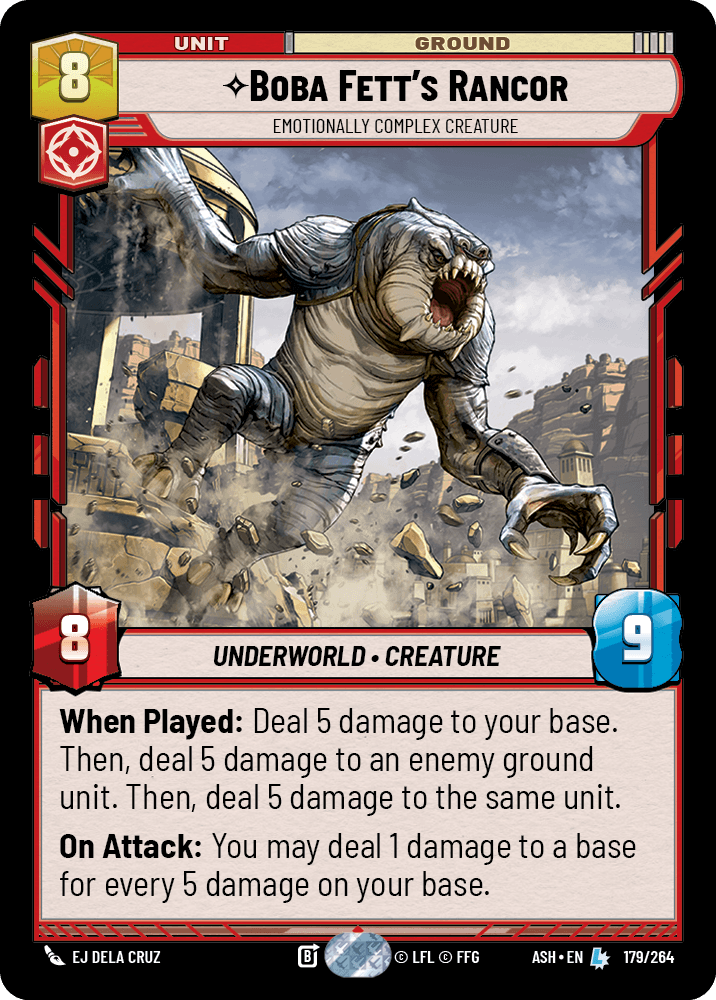 Boba Fett's Rancor front