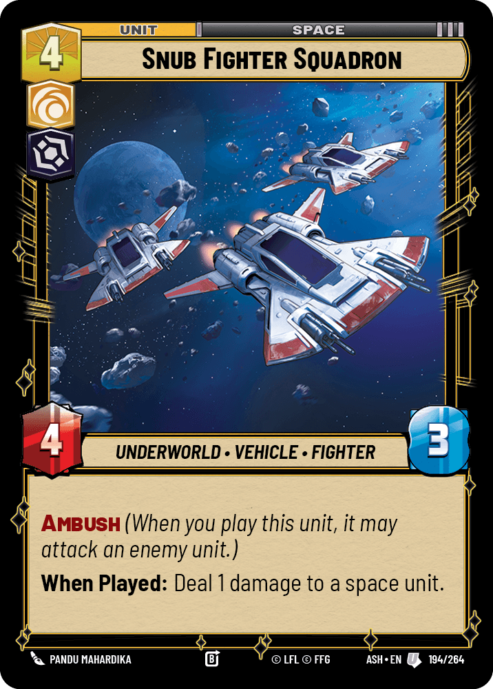 Snub Fighter Squadron front