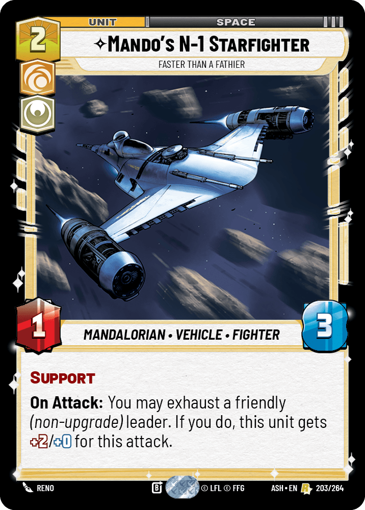 Mando's N-1 Starfighter front
