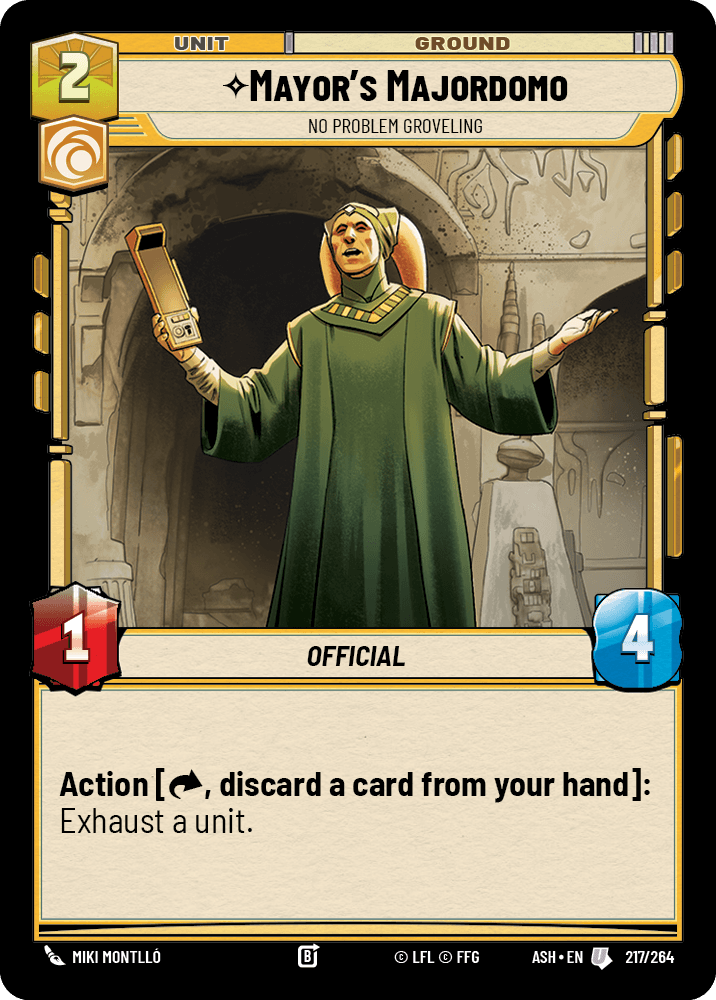 Mayor's Majordomo front