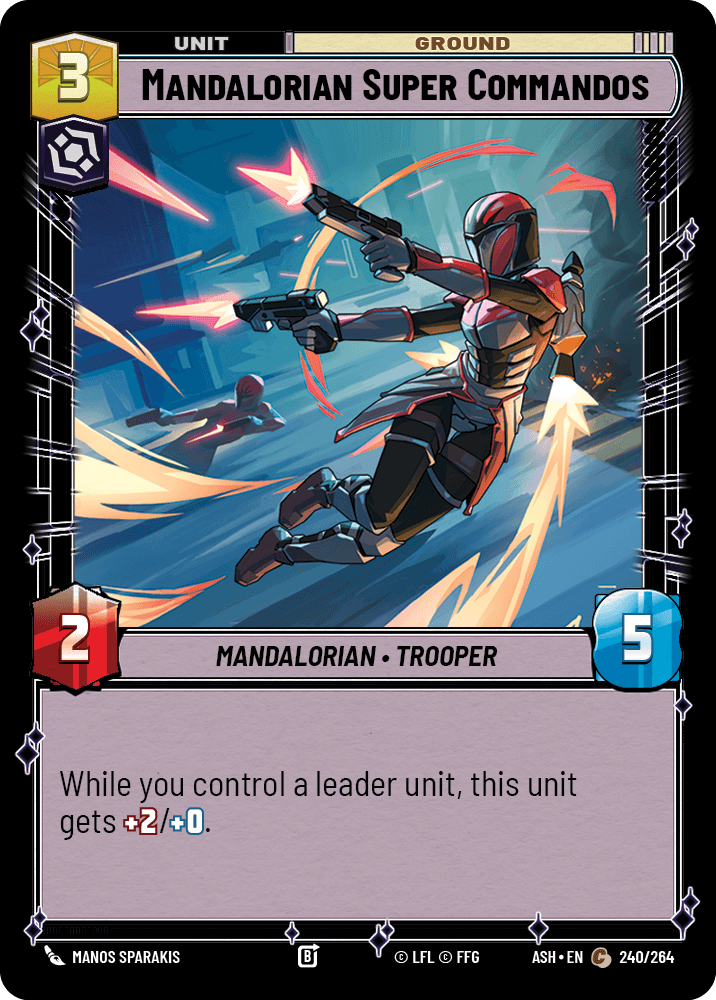 Mandalorian Super Commandos front
