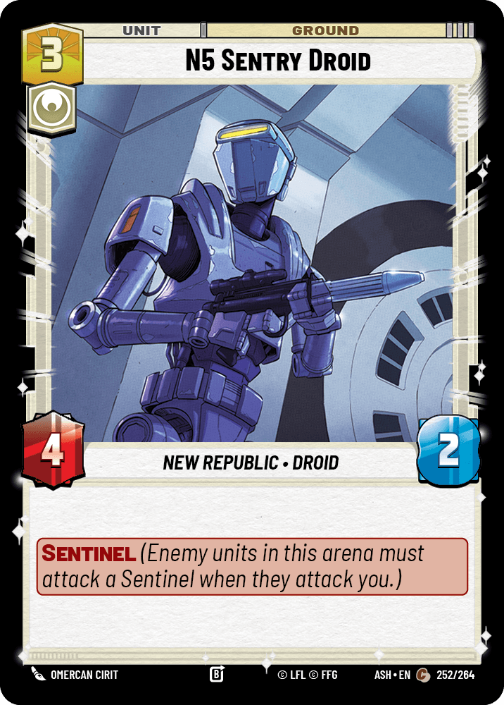 N5 Sentry Droid front