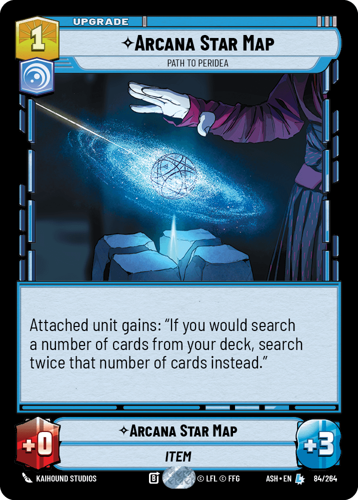 Arcana Star Map front