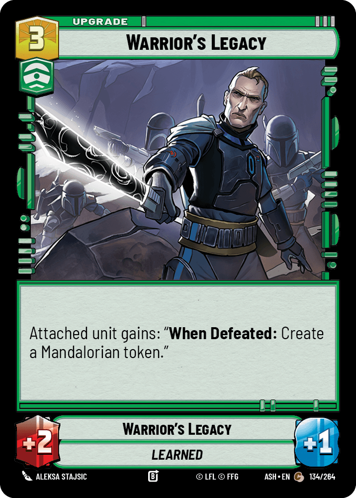 Warrior's Legacy front