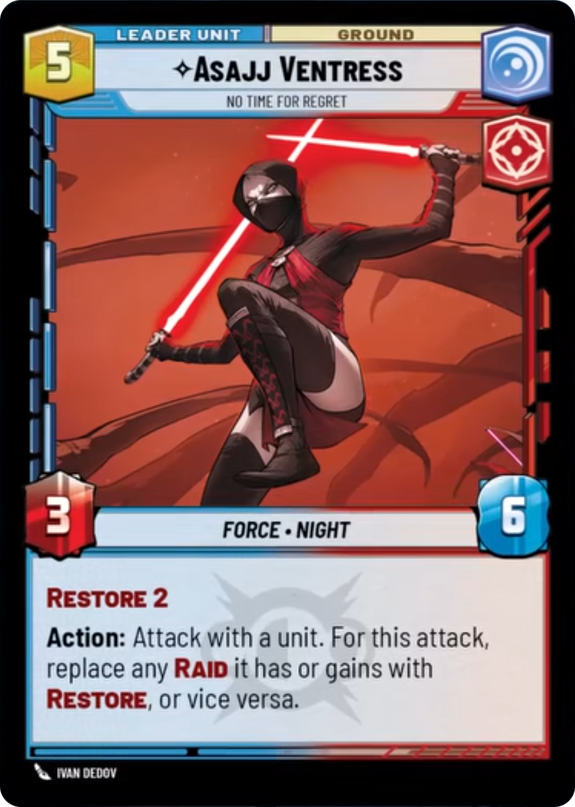 Asajj Ventress deployed