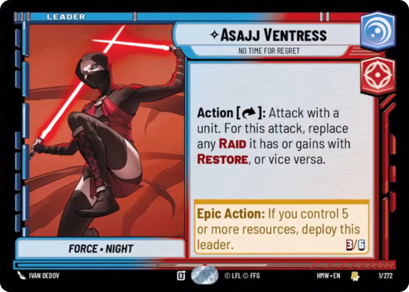 Asajj Ventress front