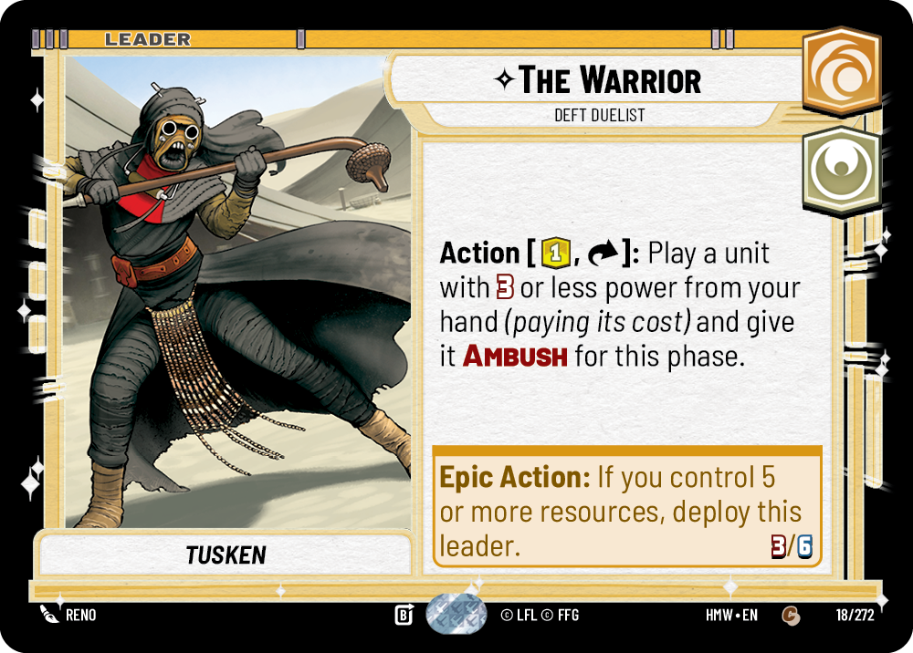 The Warrior front