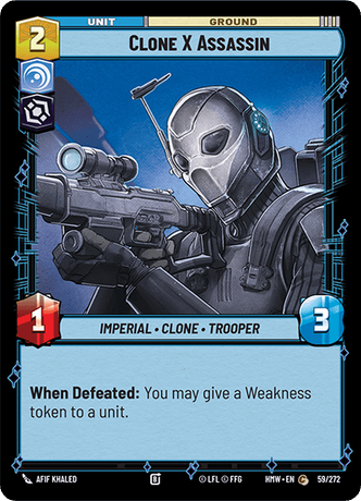 Clone X Assassin front