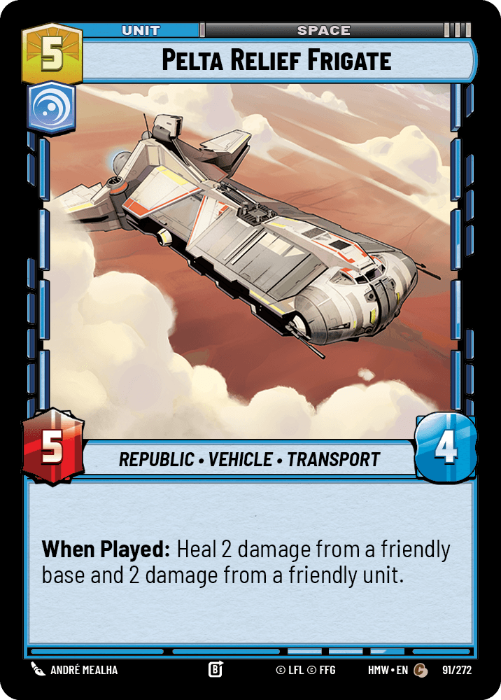 Pelta Relief Frigate front