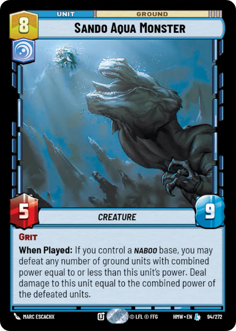 Sando Aqua Monster front