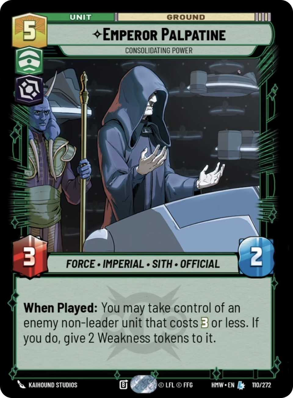 Emperor Palpatine front