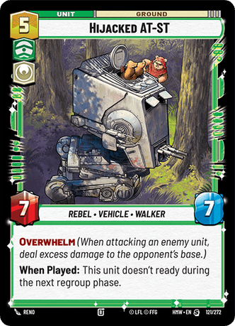 Hijacked AT-ST front