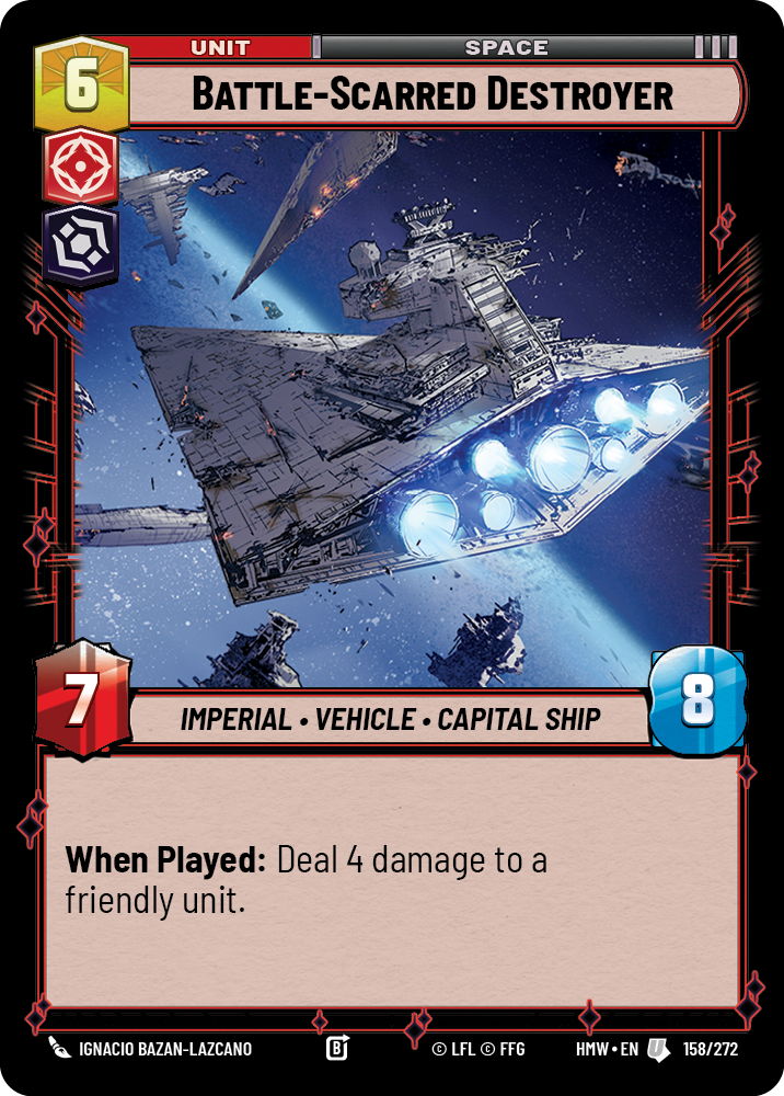 Battle-Scarred Destroyer front
