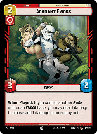 Adamant Ewoks front