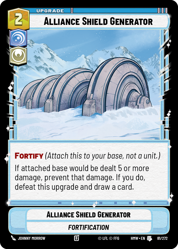Alliance Shield Generator front