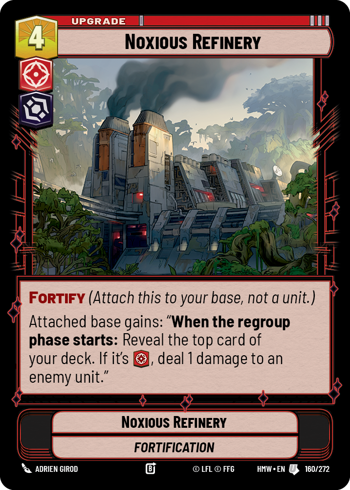Noxious Refinery front