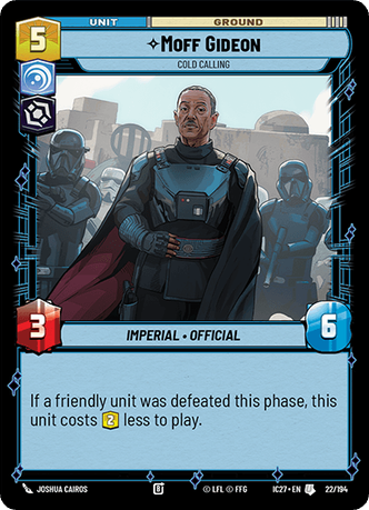 Moff Gideon front