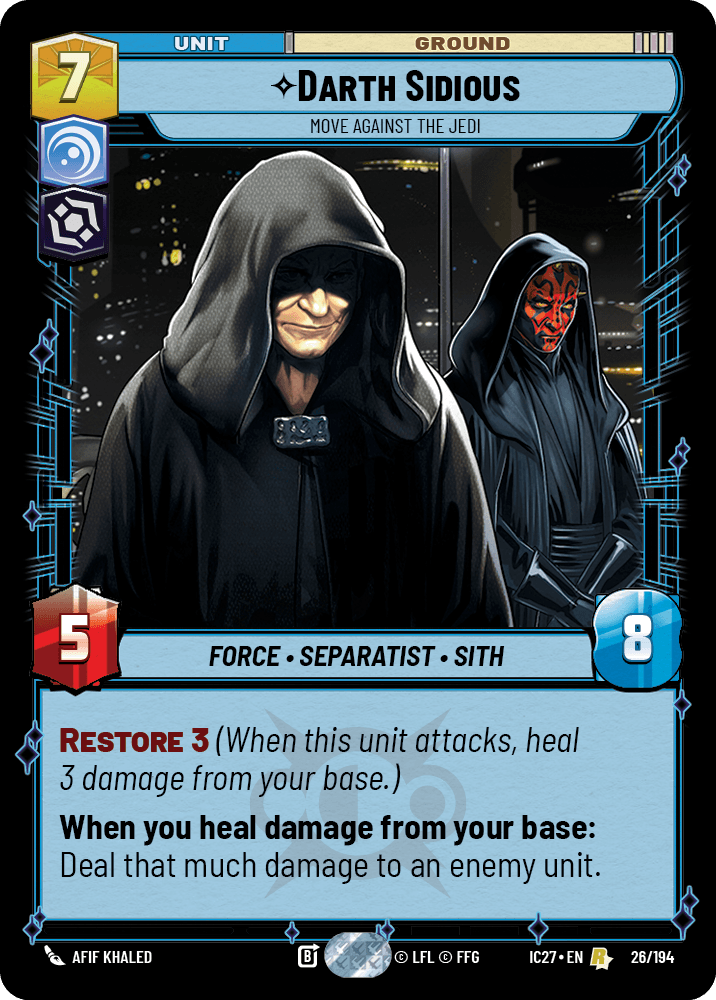 Darth Sidious front