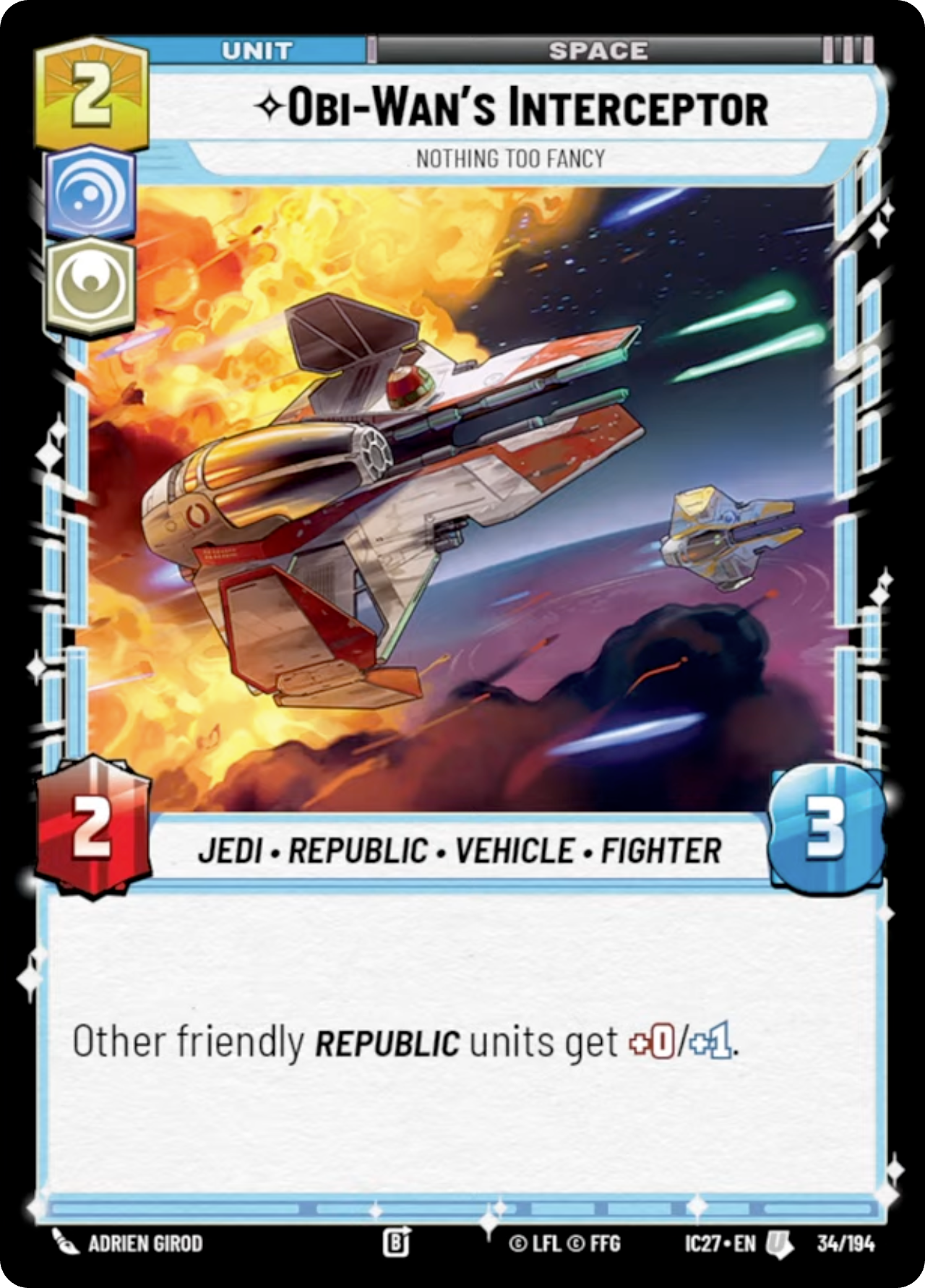 Obi-Wan's Interceptor front