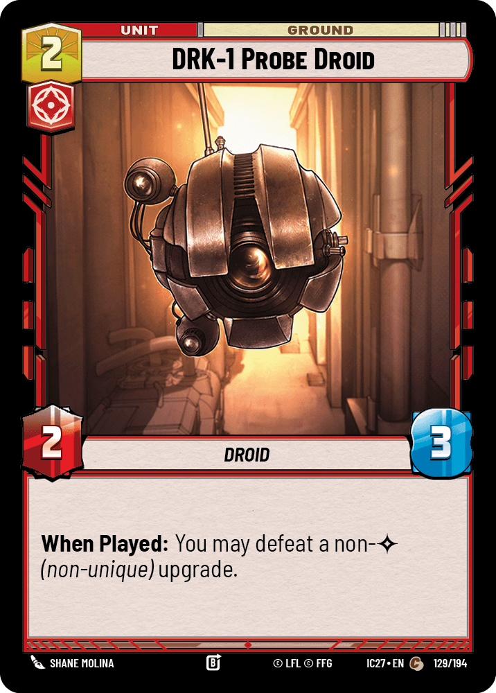 DRK-1 Probe Droid front